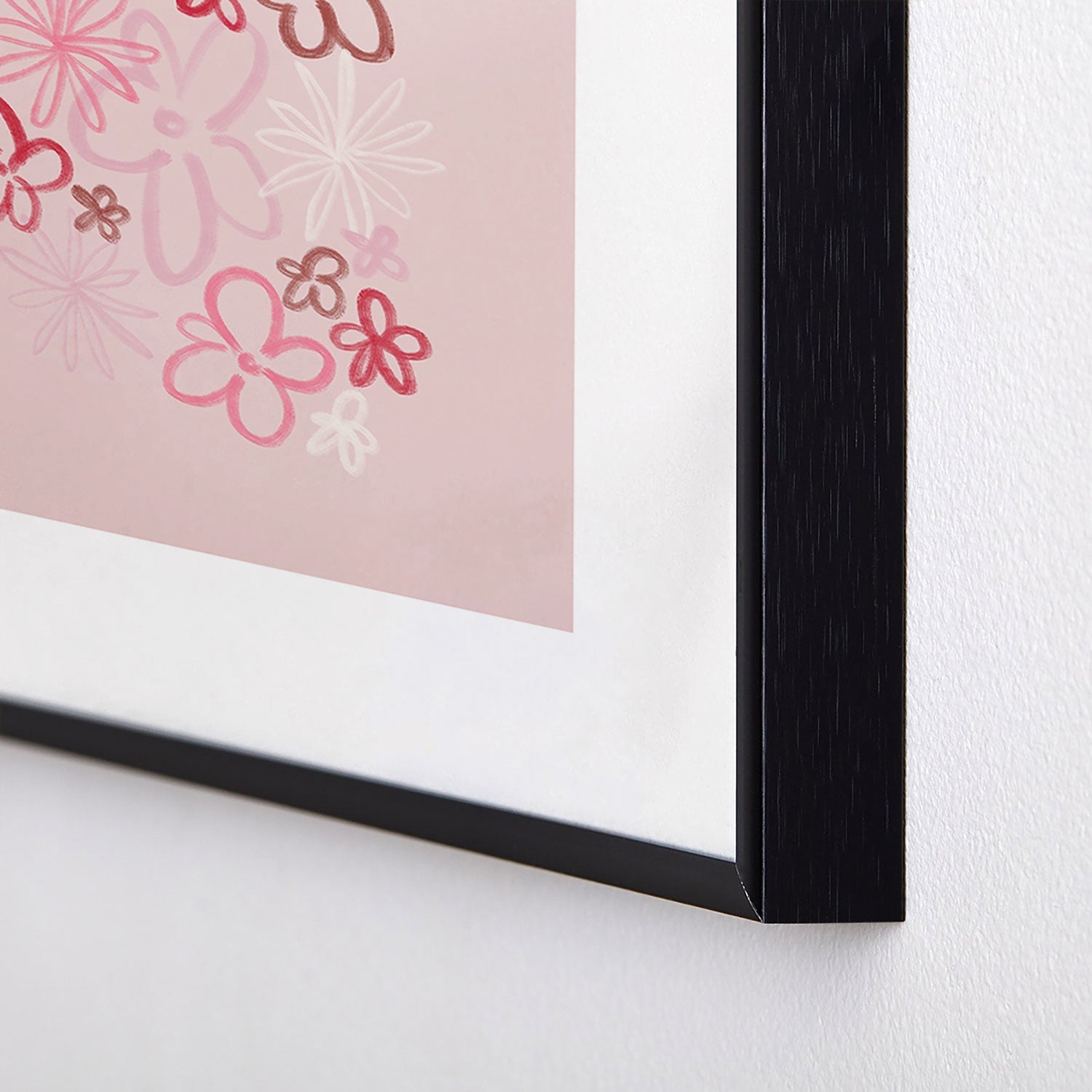 DENY Designs daisy pinks Metal Framed Art Print