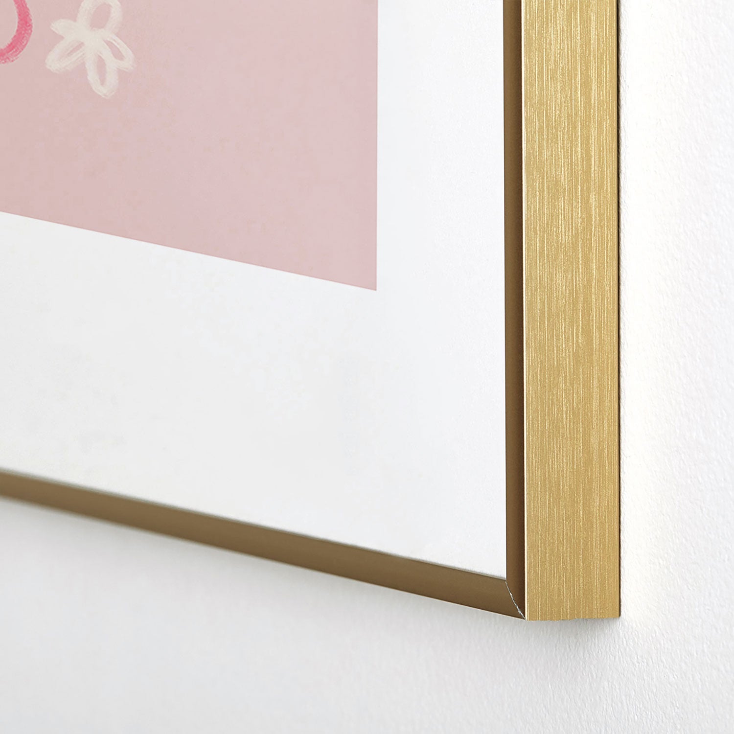 DENY Designs daisy pinks Metal Framed Art Print