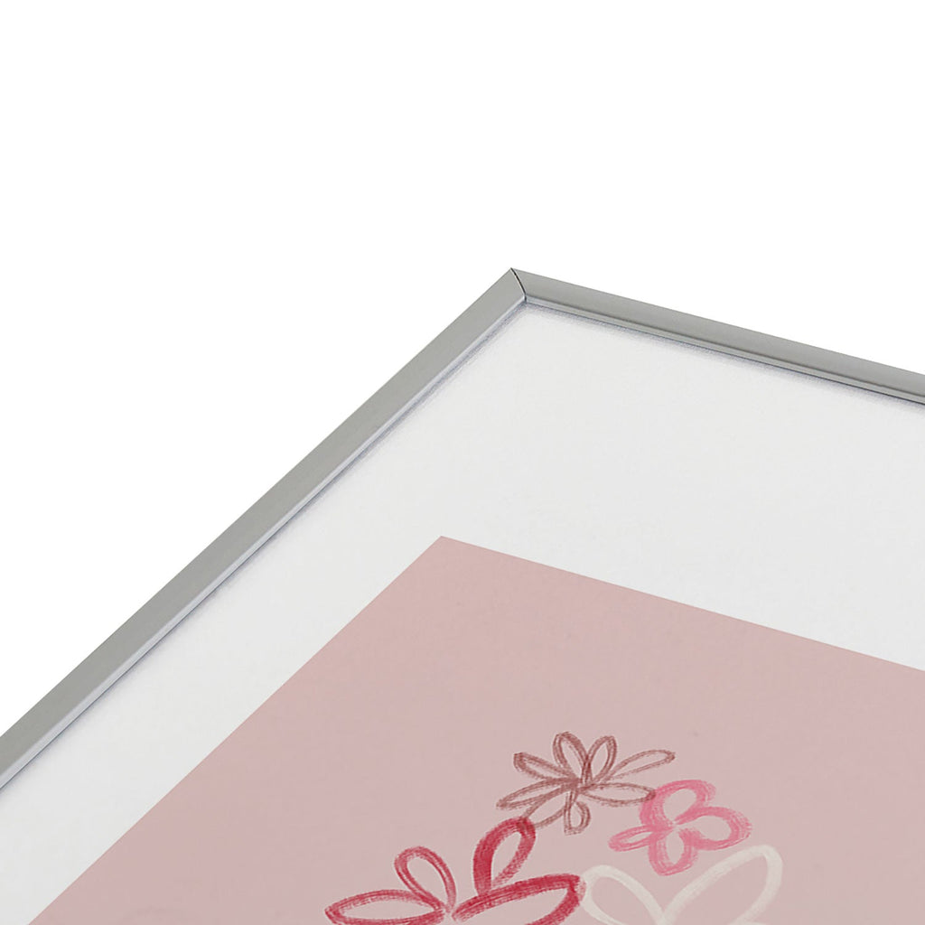 DENY Designs daisy pinks Metal Framed Art Print