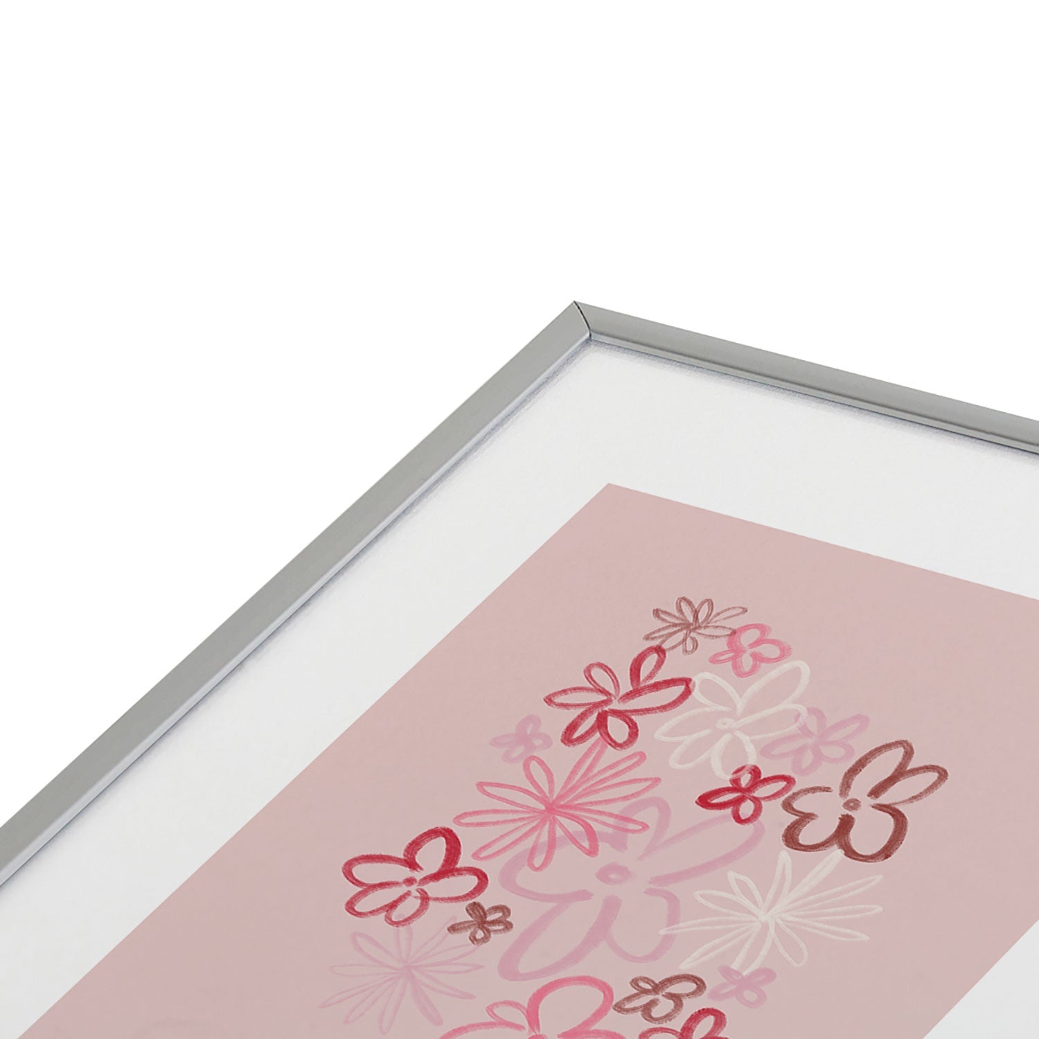 DENY Designs daisy pinks Metal Framed Art Print