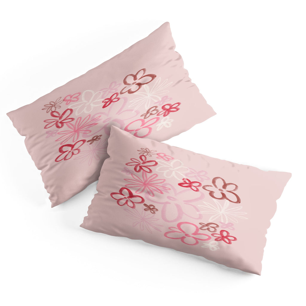 DENY Designs daisy pinks Pillow Shams