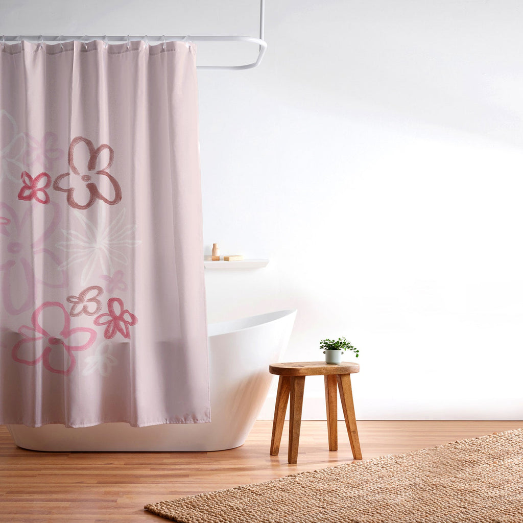 DENY Designs daisy pinks Shower Curtain