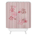 DENY Designs daisy pinks Shower Curtain