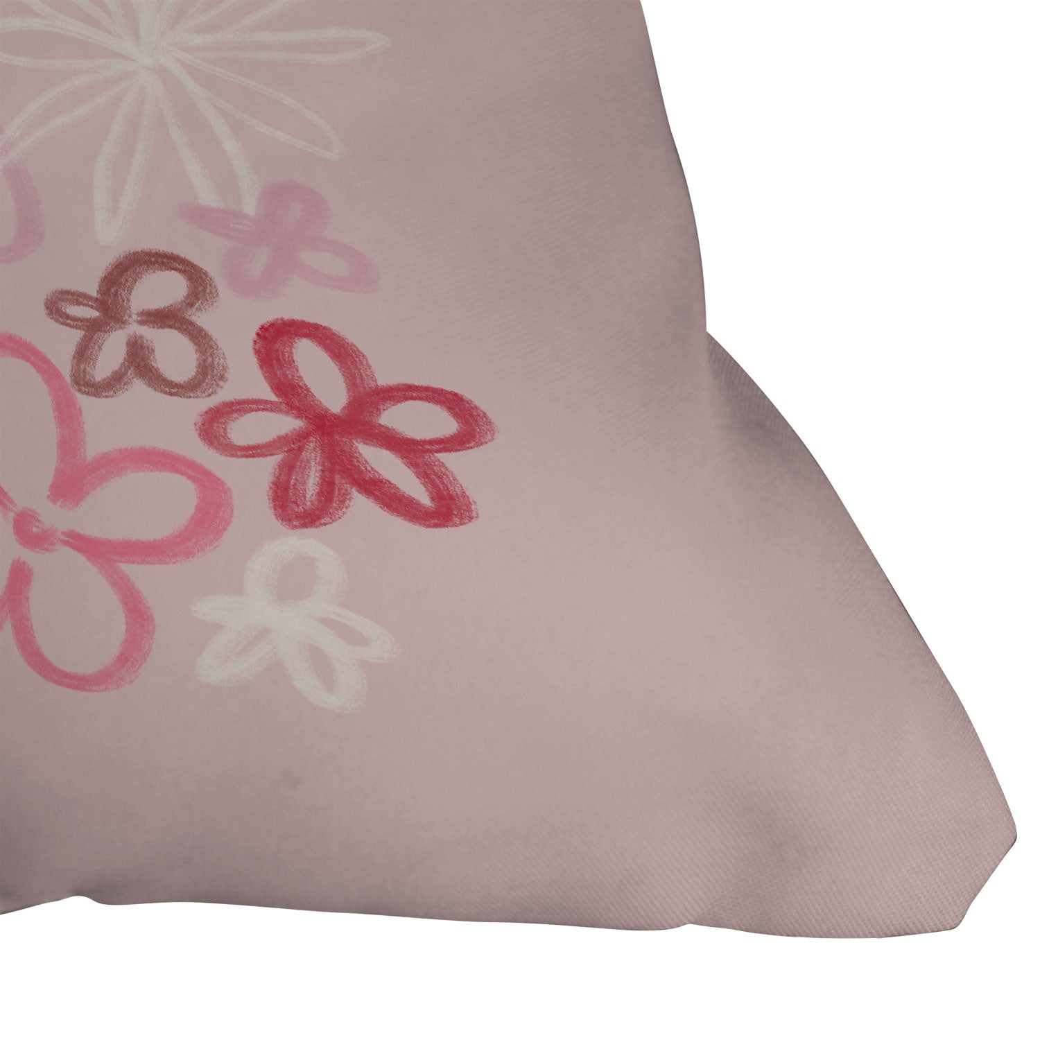 DENY Designs daisy pinks Outdoor Throw Pillow