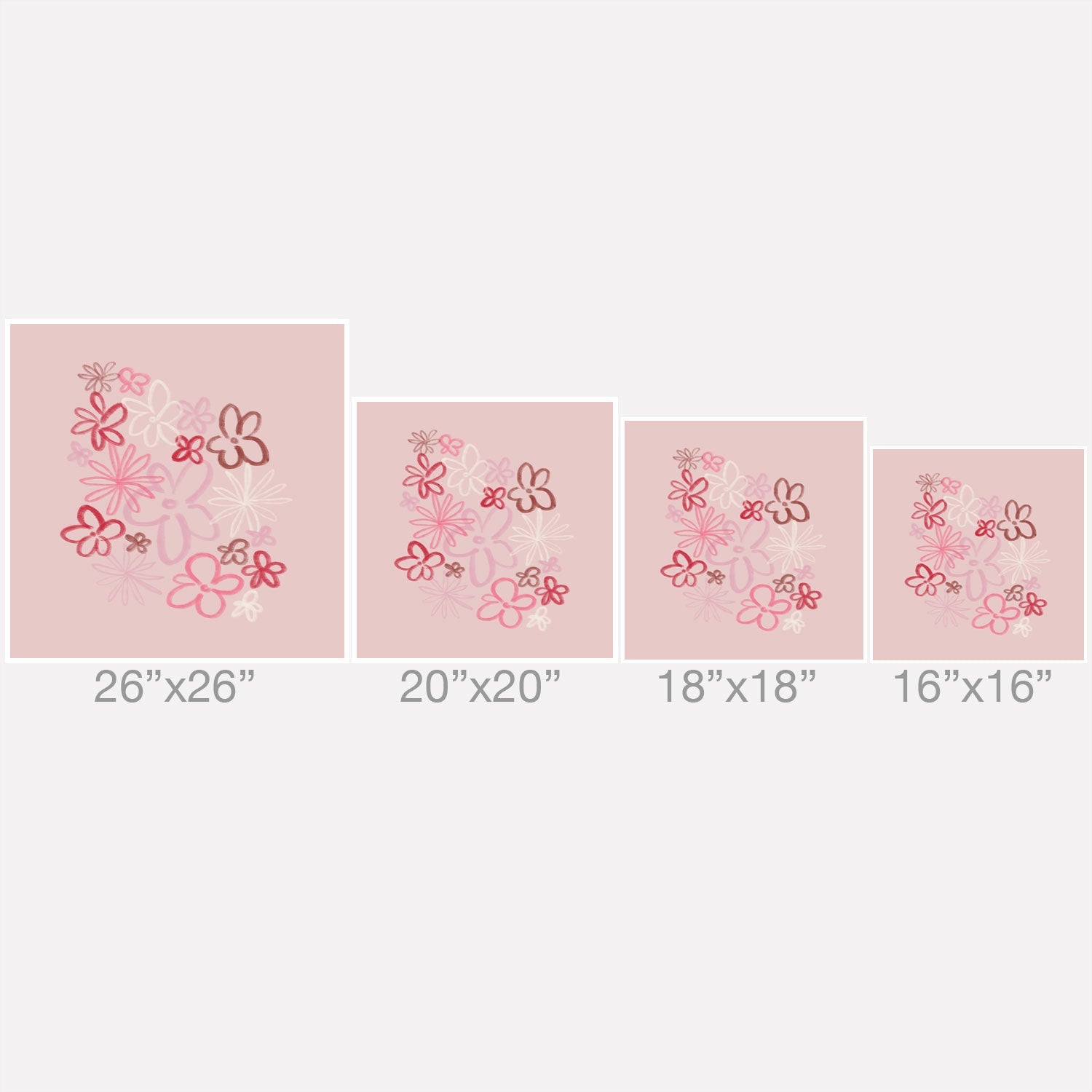 DENY Designs daisy pinks Outdoor Throw Pillow