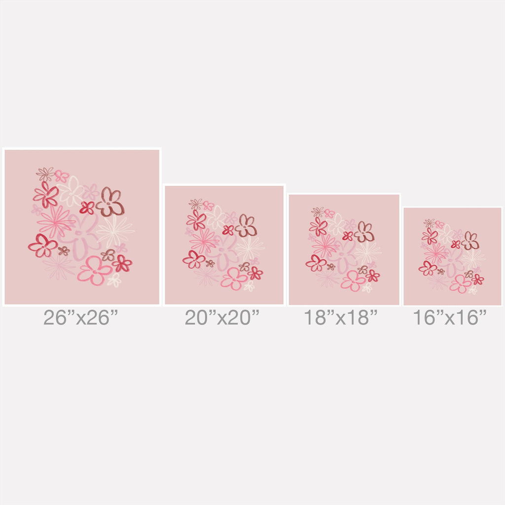 DENY Designs daisy pinks Outdoor Throw Pillow