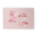DENY Designs daisy pinks Welcome Mat