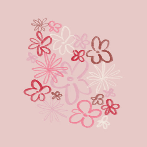 DENY Designs daisy pinks Shower Curtain
