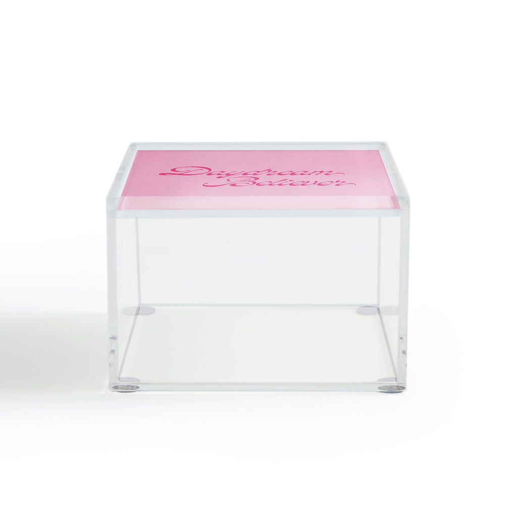 DENY Designs Daydream Believer Pink Acrylic Box