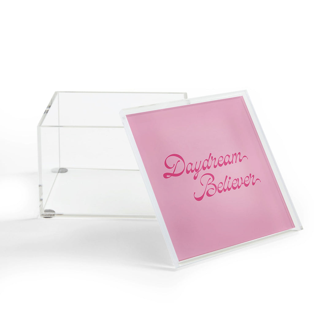 DENY Designs Daydream Believer Pink Acrylic Box