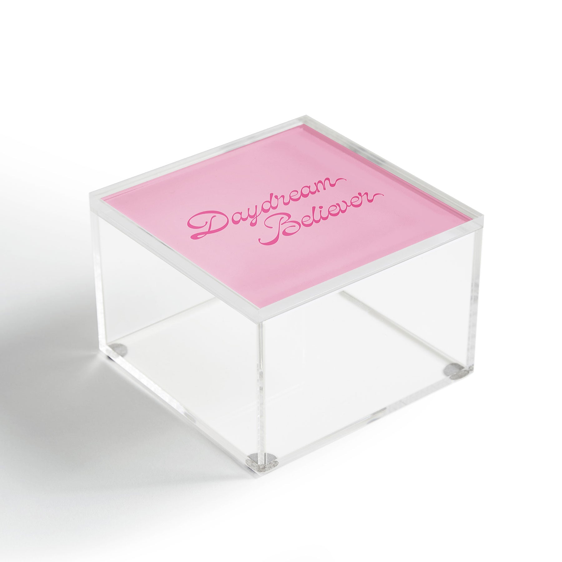 DENY Designs Daydream Believer Pink Acrylic Box