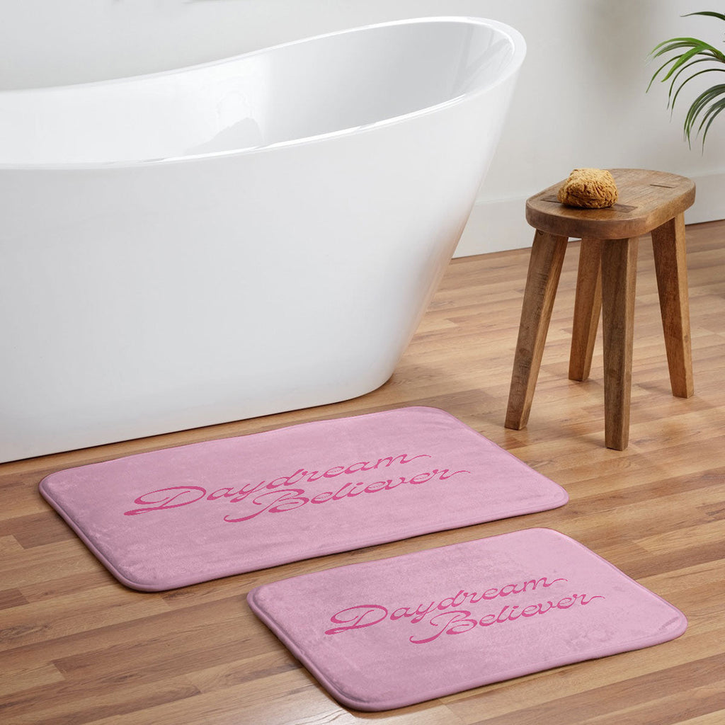 DENY Designs Daydream Believer Pink Memory Foam Bath Mat