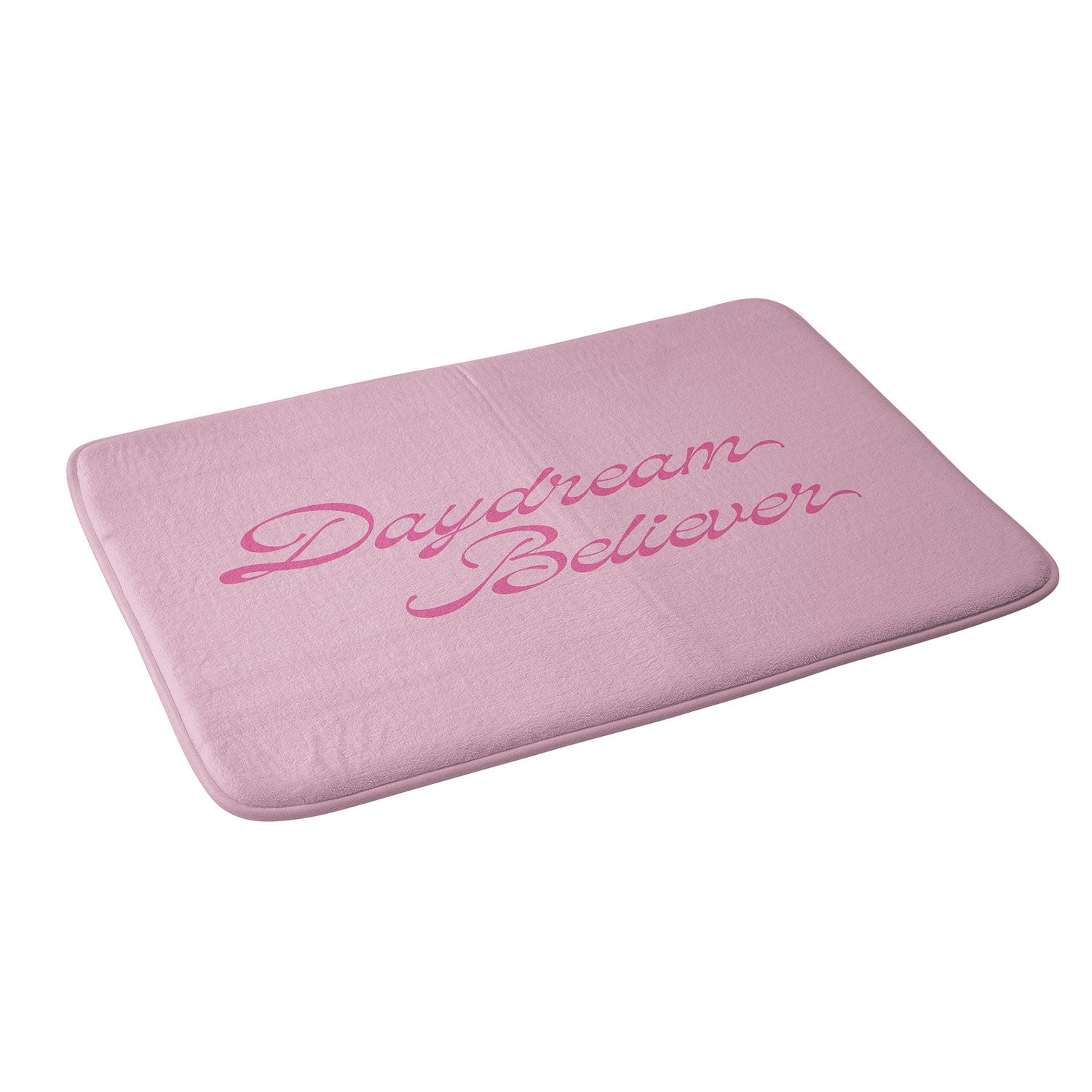 DENY Designs Daydream Believer Pink Memory Foam Bath Mat