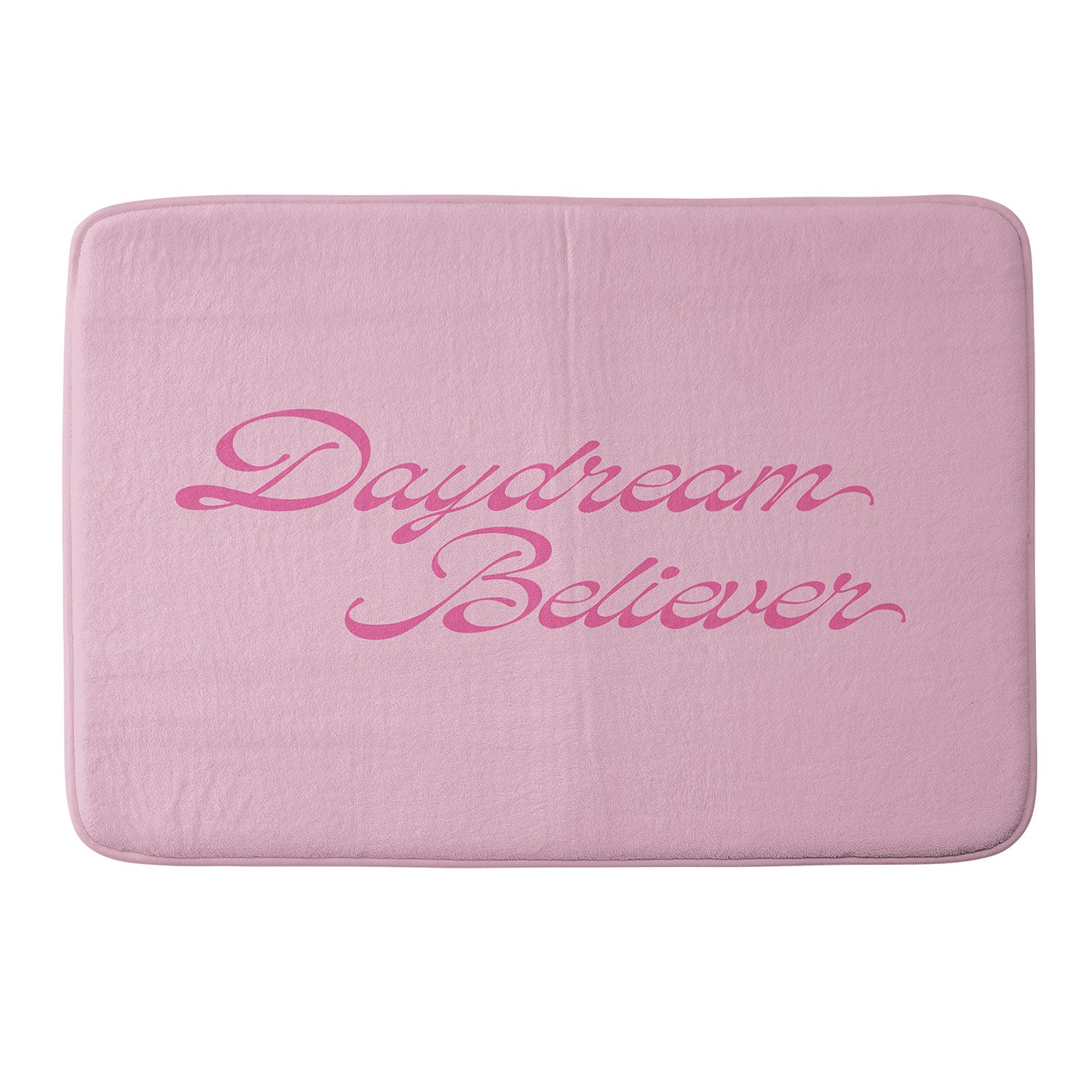 DENY Designs Daydream Believer Pink Memory Foam Bath Mat