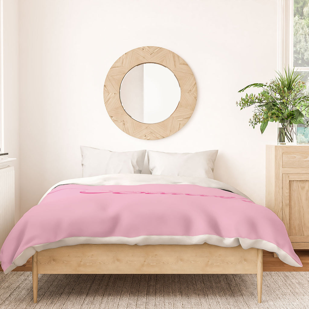 DENY Designs Daydream Believer Pink Duvet Cover