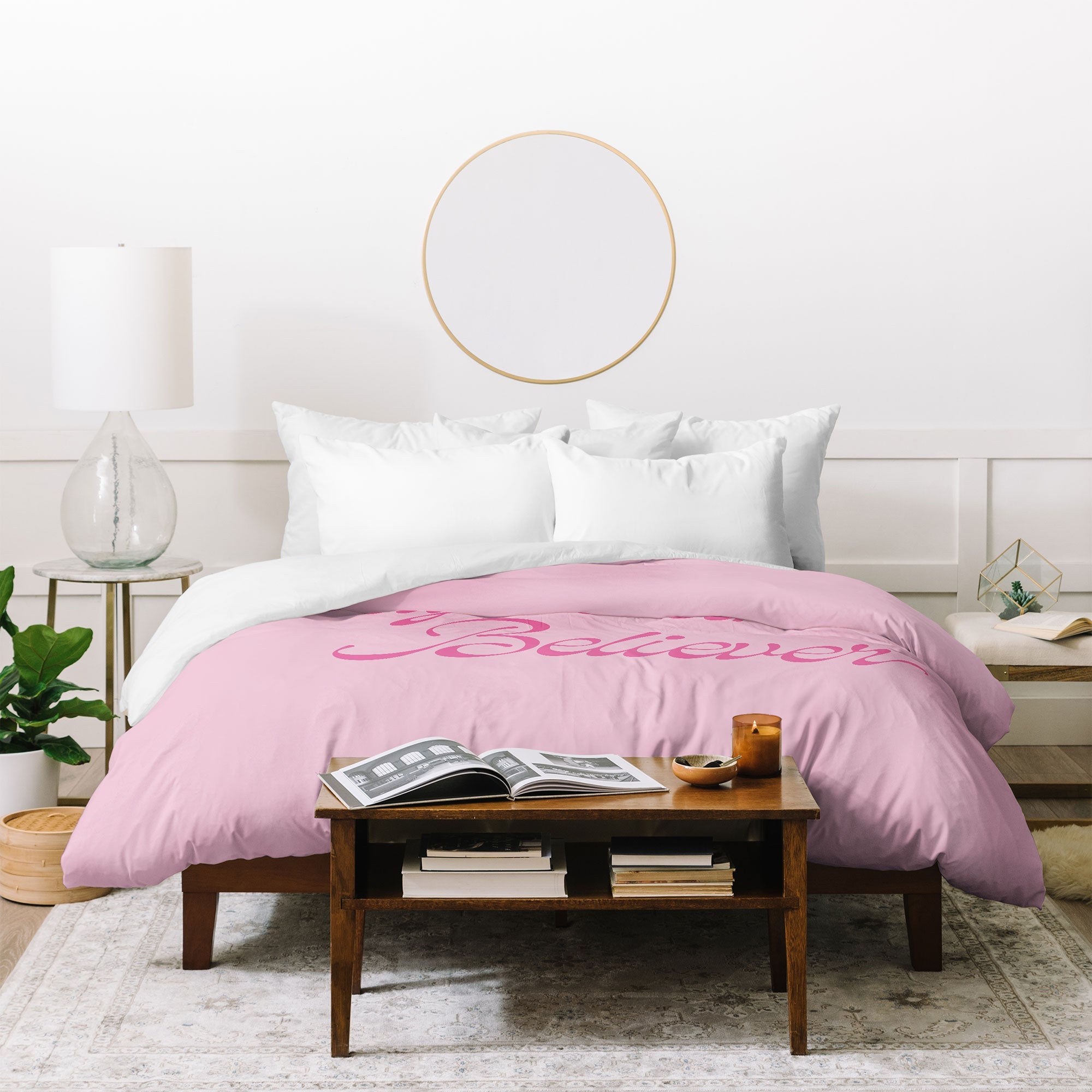 DENY Designs Daydream Believer Pink Duvet Cover