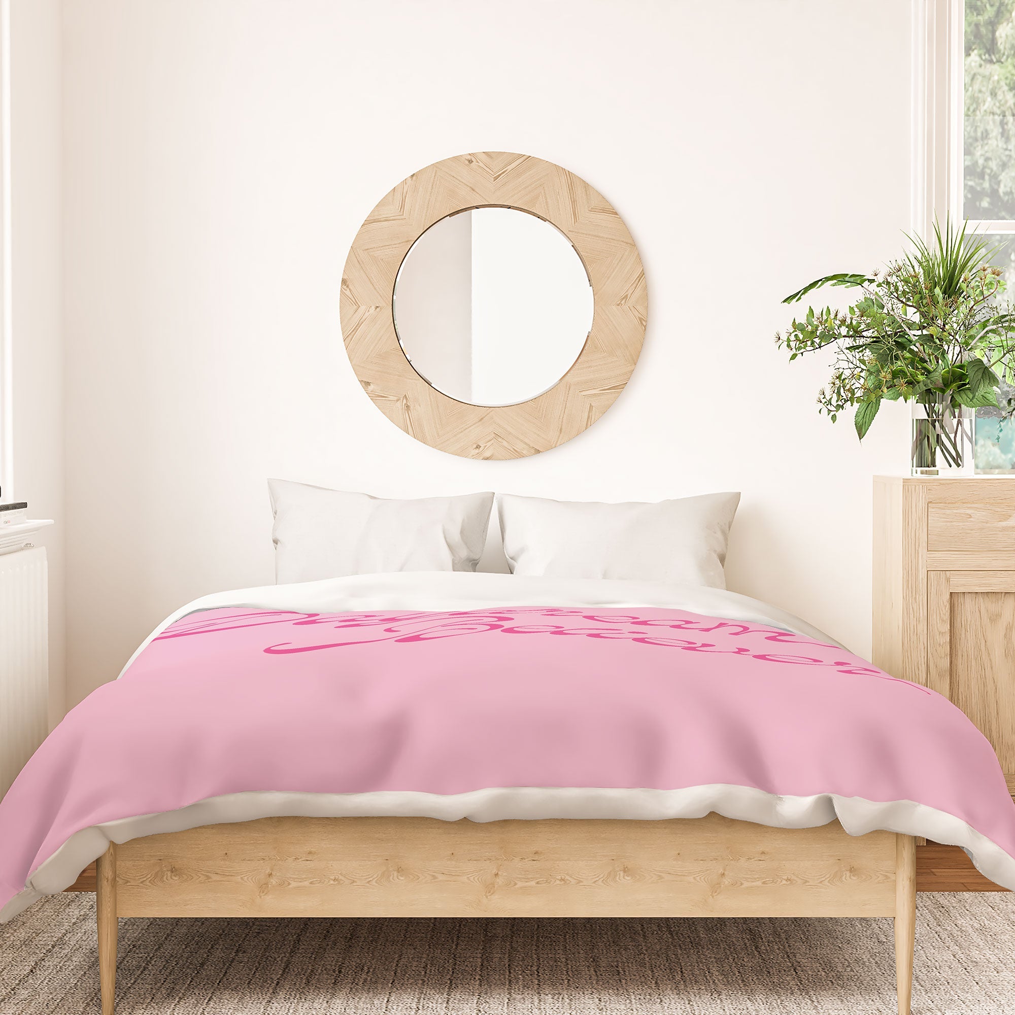 DENY Designs Daydream Believer Pink Duvet Cover