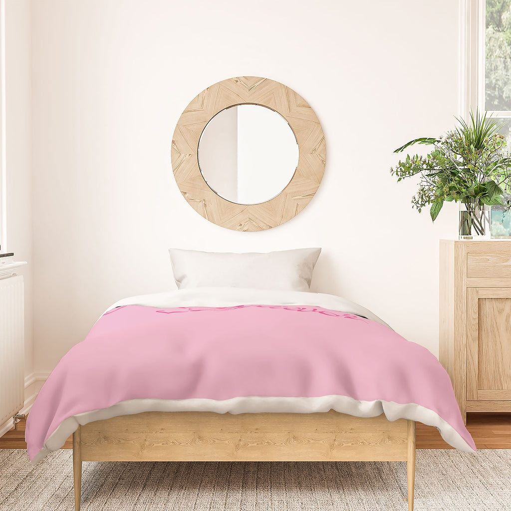 DENY Designs Daydream Believer Pink Duvet Cover