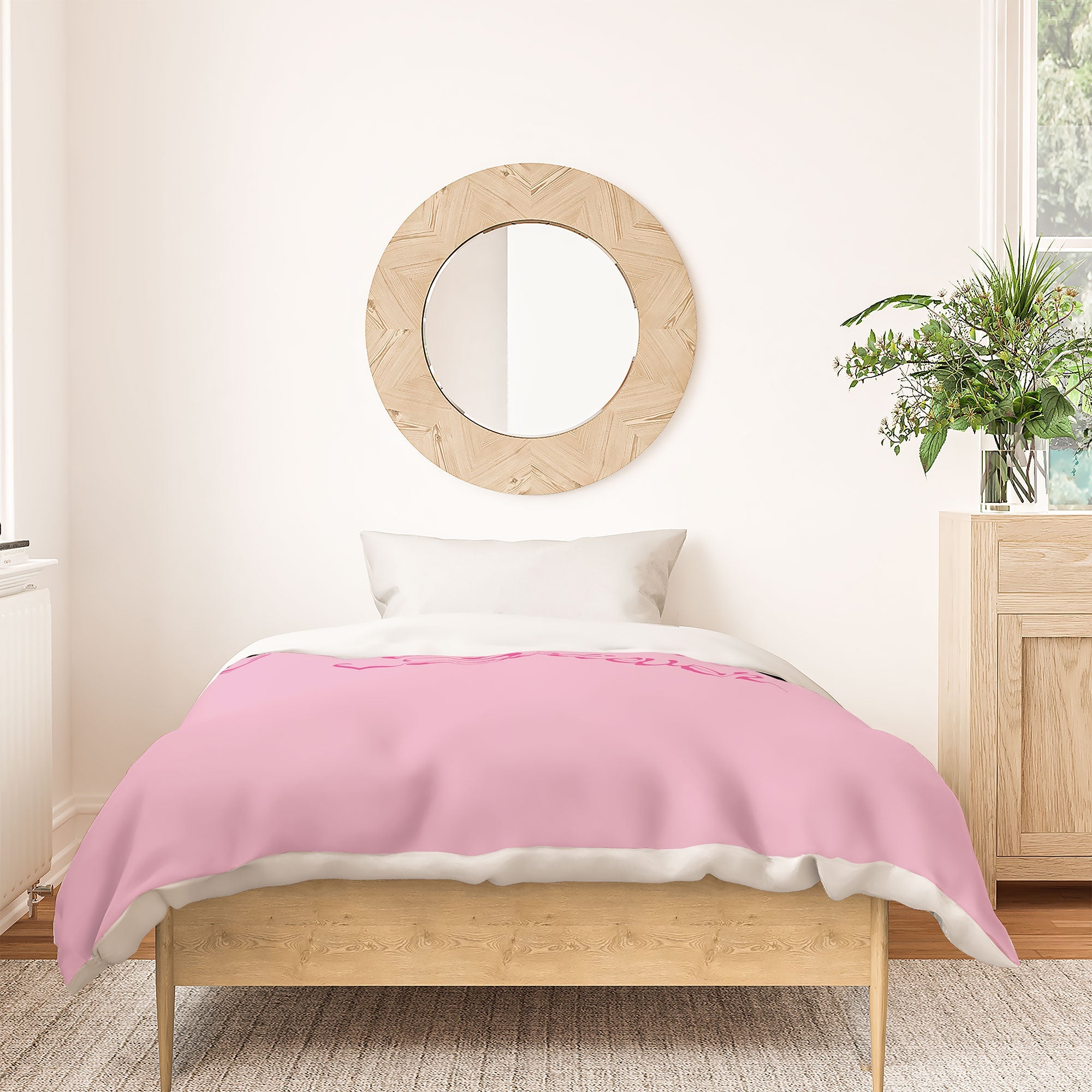 DENY Designs Daydream Believer Pink Duvet Cover