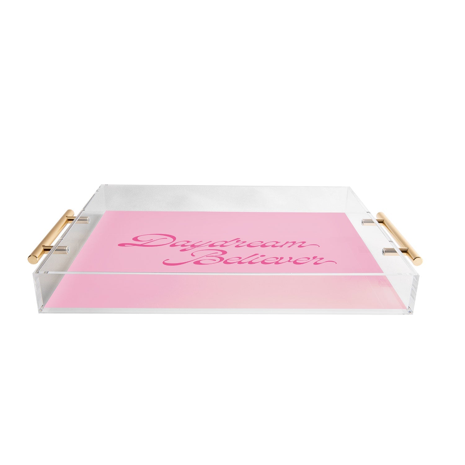 DENY Designs Daydream Believer Pink Acrylic Tray