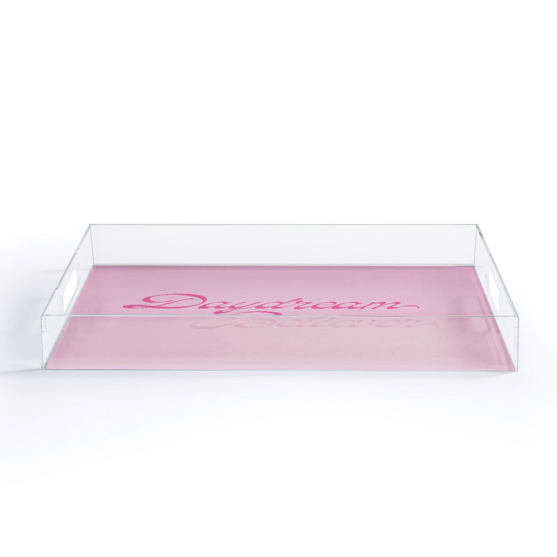DENY Designs Daydream Believer Pink Acrylic Tray
