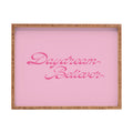 DENY Designs Daydream Believer Pink Rectangular Tray