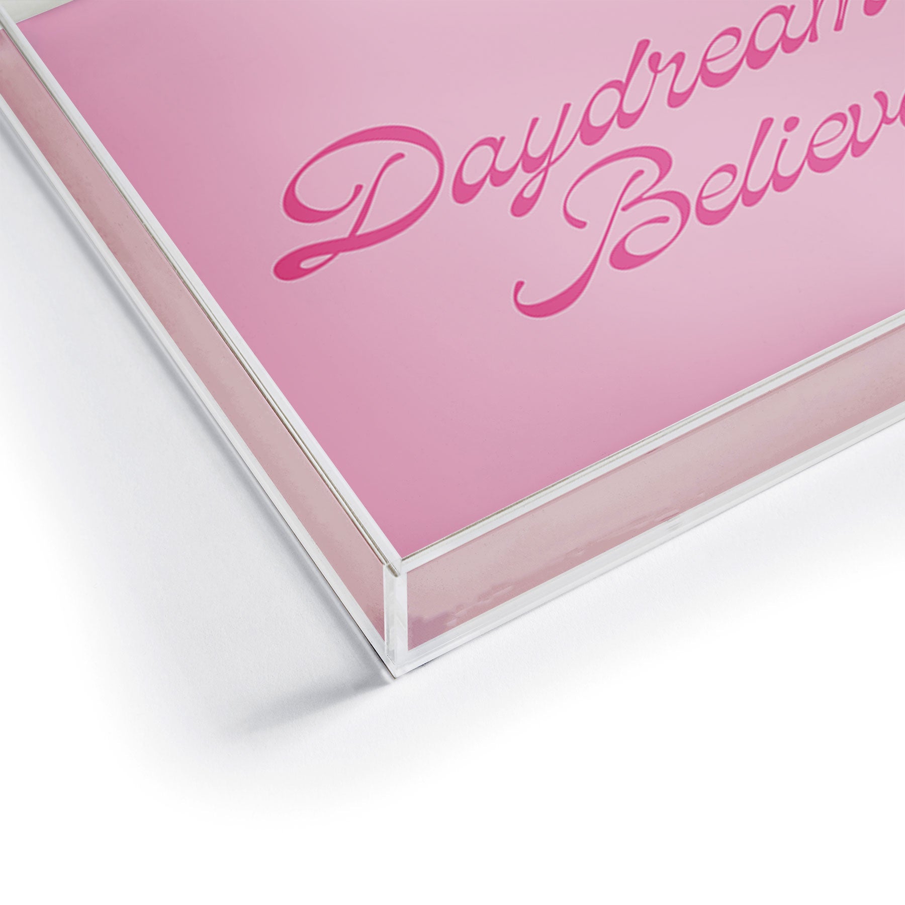 DENY Designs Daydream Believer Pink Acrylic Tray