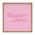 DENY Designs Daydream Believer Pink Square Tray
