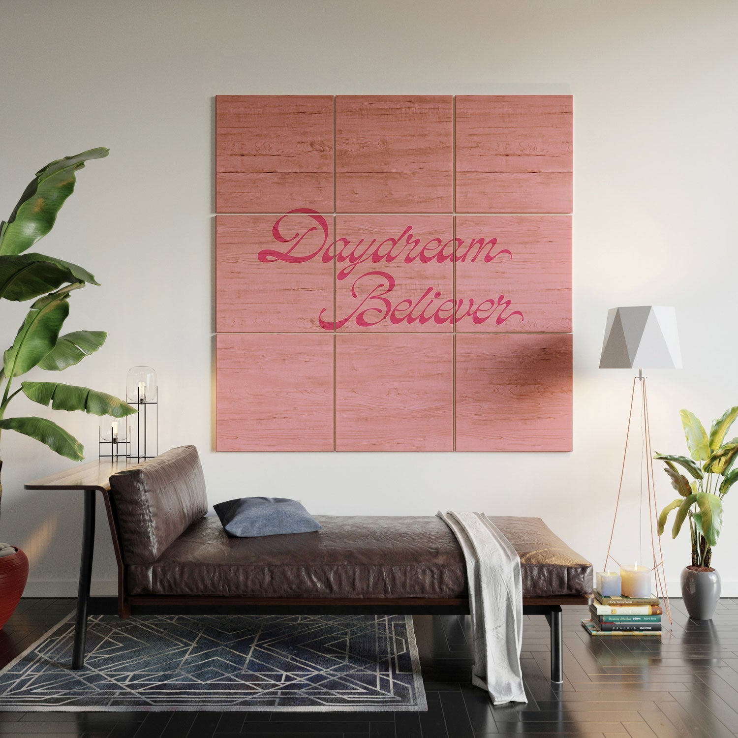 DENY Designs Daydream Believer Pink Wood Wall Mural