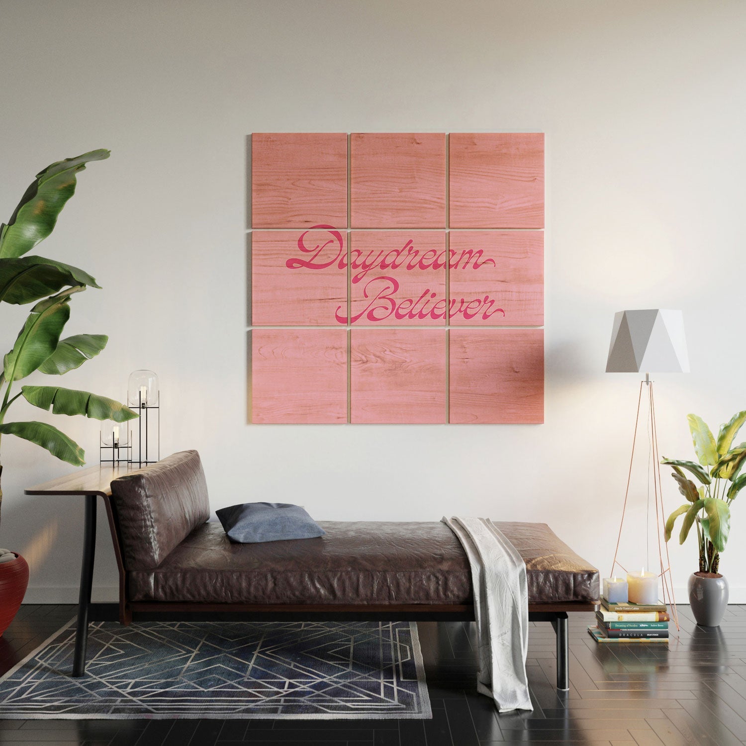 DENY Designs Daydream Believer Pink Wood Wall Mural