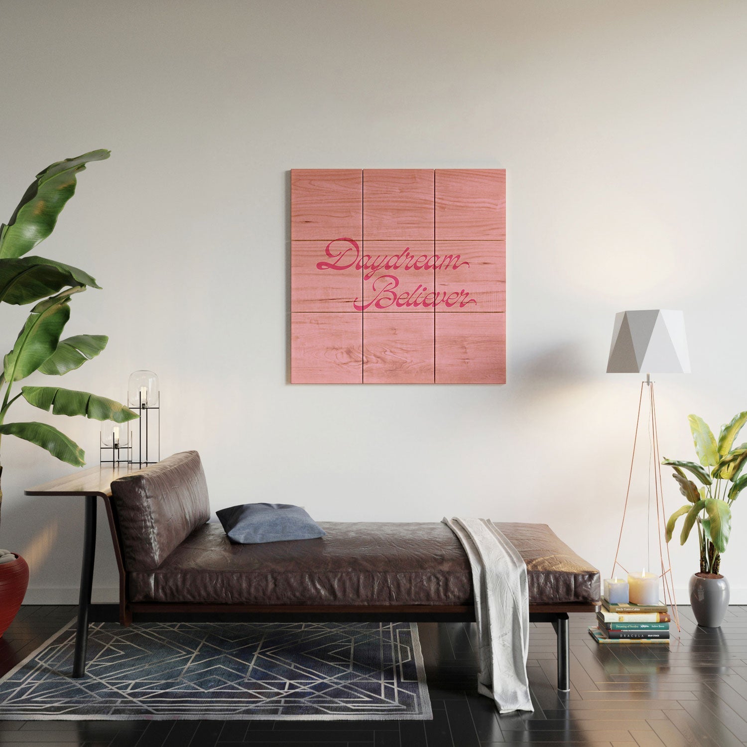 DENY Designs Daydream Believer Pink Wood Wall Mural