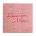 DENY Designs Daydream Believer Pink Wood Wall Mural