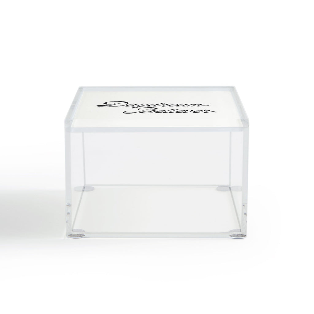 DENY Designs Daydream Believer W and B Acrylic Box