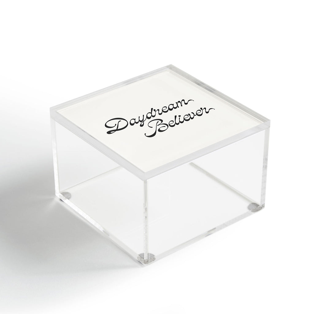 DENY Designs Daydream Believer W and B Acrylic Box