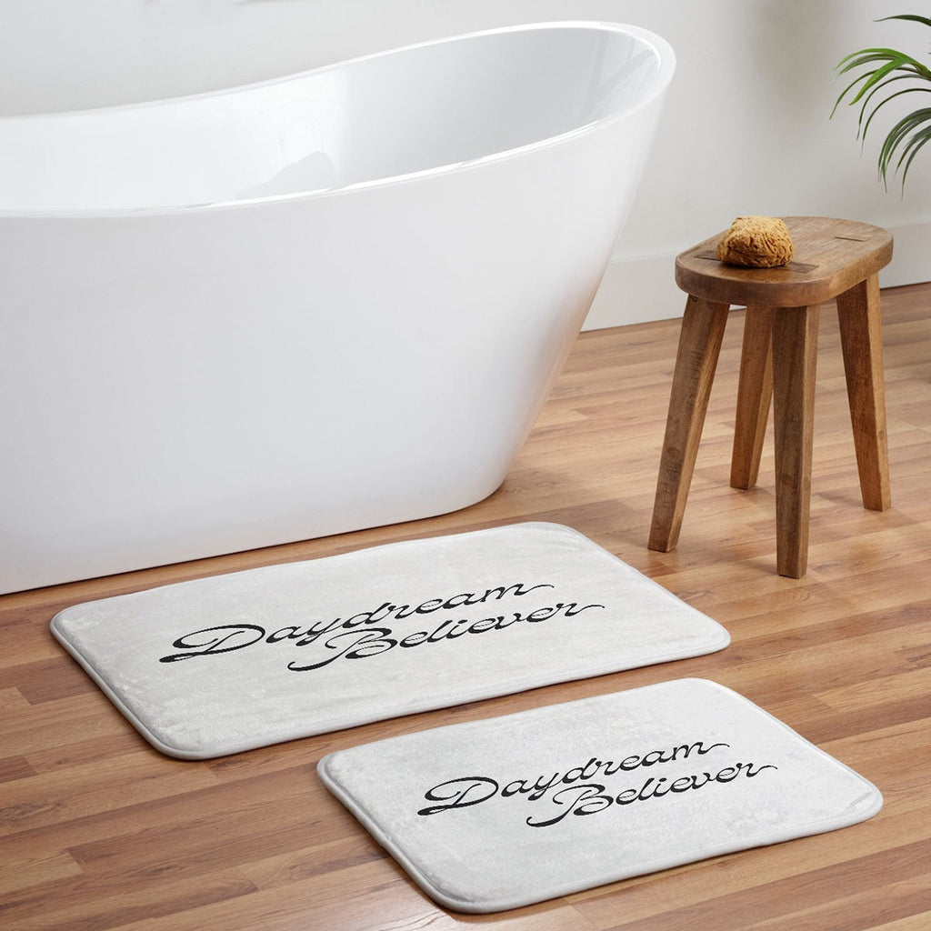 DENY Designs Daydream Believer W and B Memory Foam Bath Mat