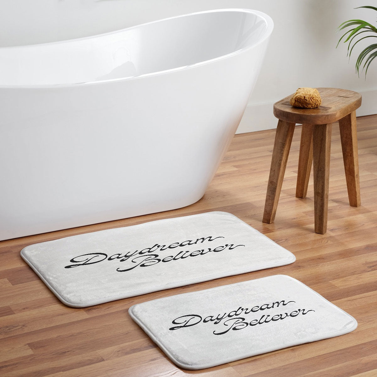 DENY Designs Daydream Believer W and B Memory Foam Bath Mat