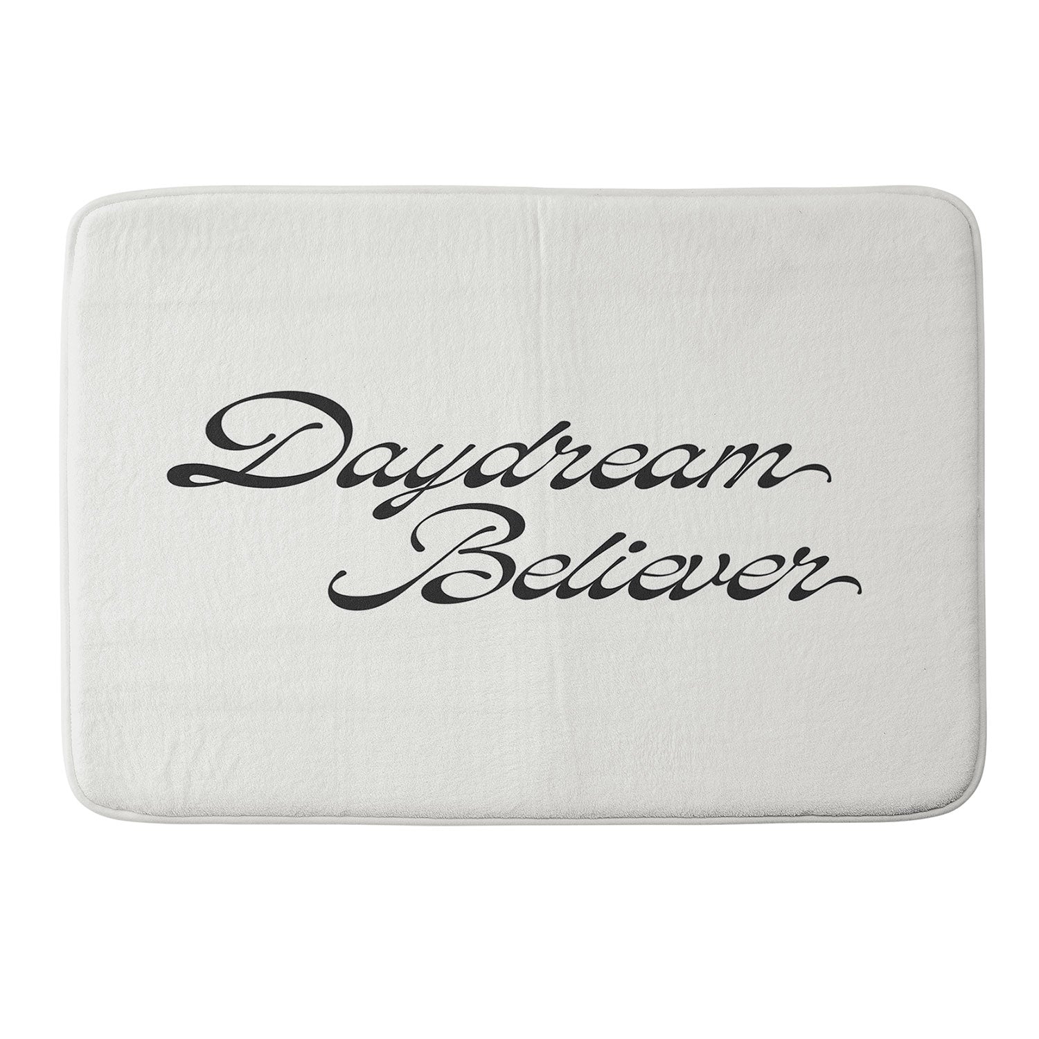 DENY Designs Daydream Believer W and B Memory Foam Bath Mat