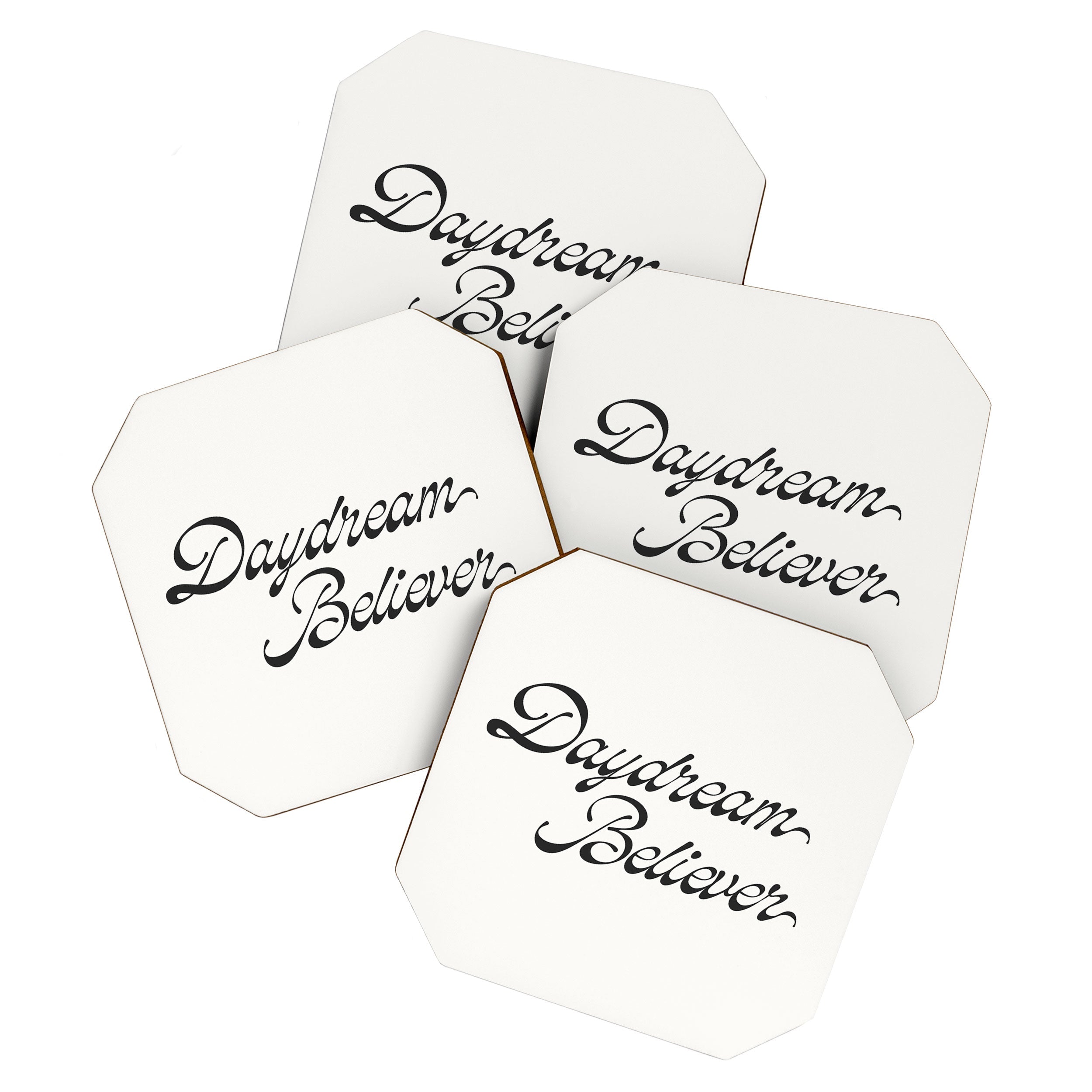 DENY Designs Daydream Believer W and B Coaster Set