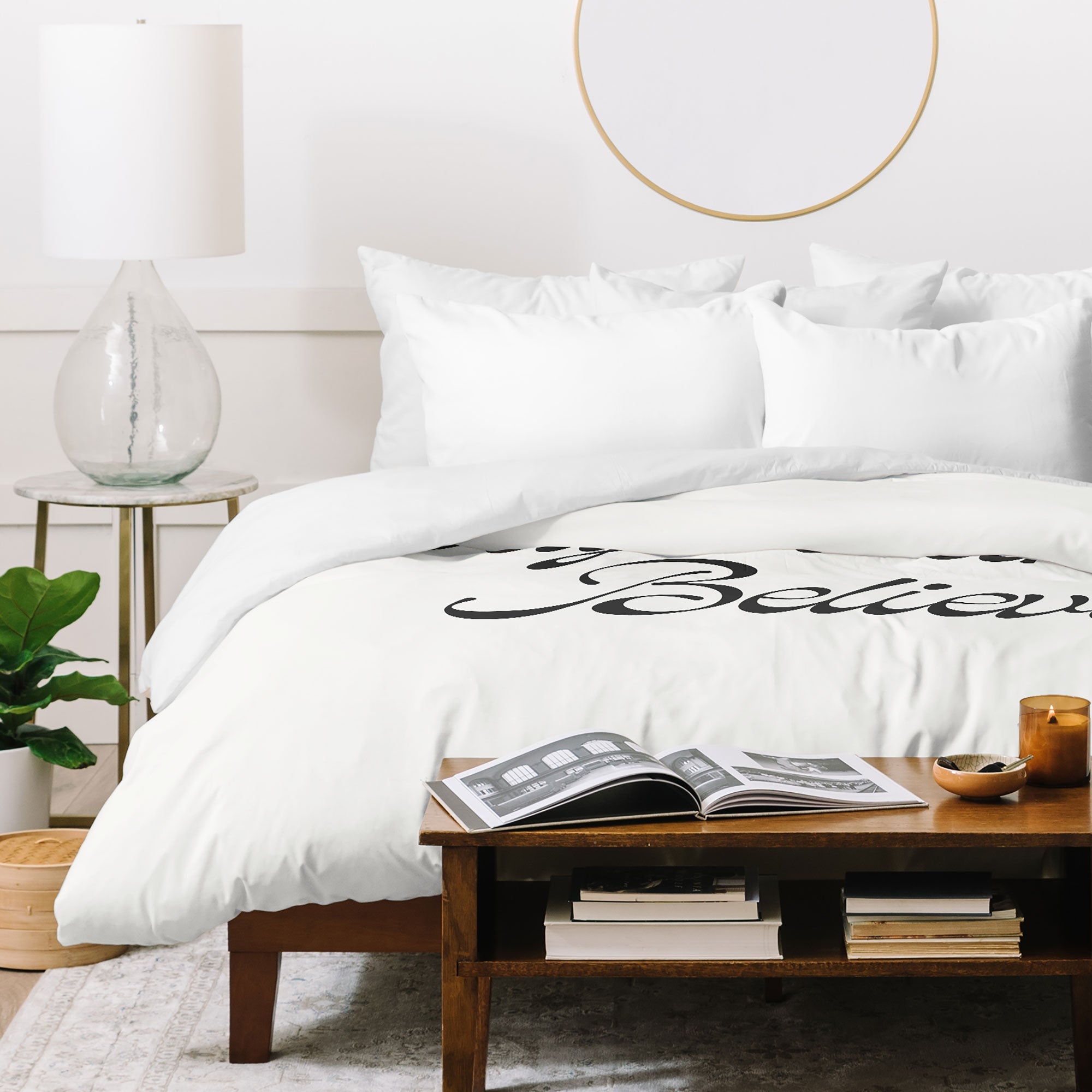 DENY Designs Daydream Believer W and B Duvet Cover