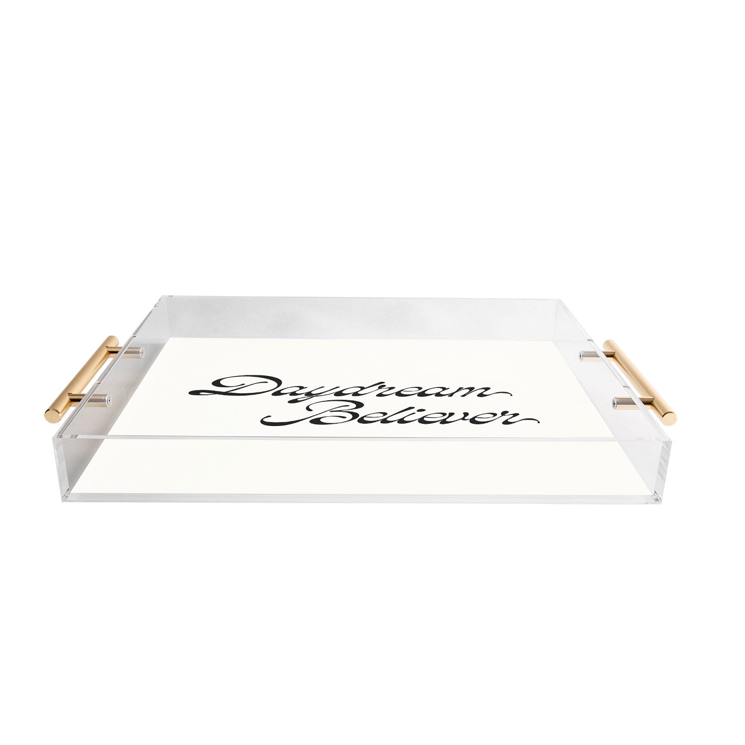 DENY Designs Daydream Believer W and B Acrylic Tray