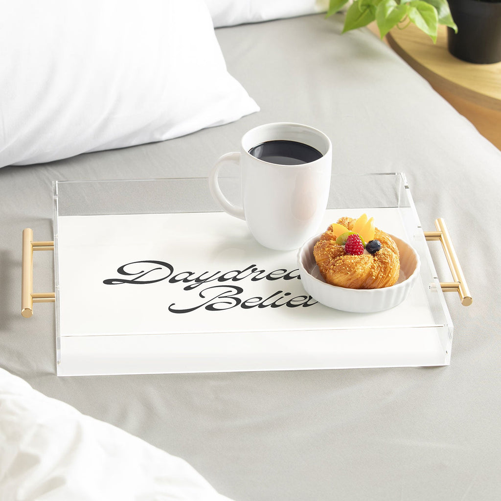 DENY Designs Daydream Believer W and B Acrylic Tray