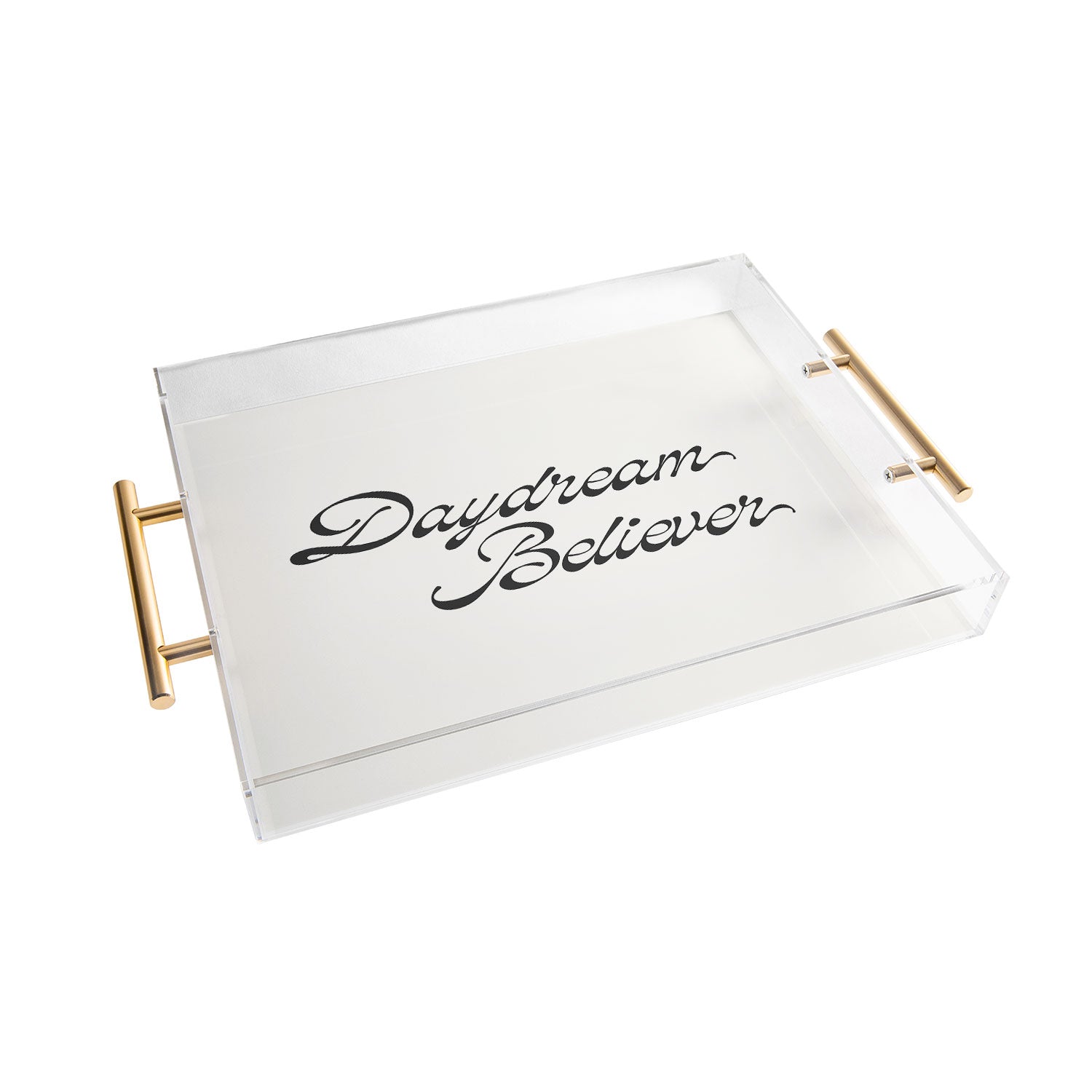 DENY Designs Daydream Believer W and B Acrylic Tray