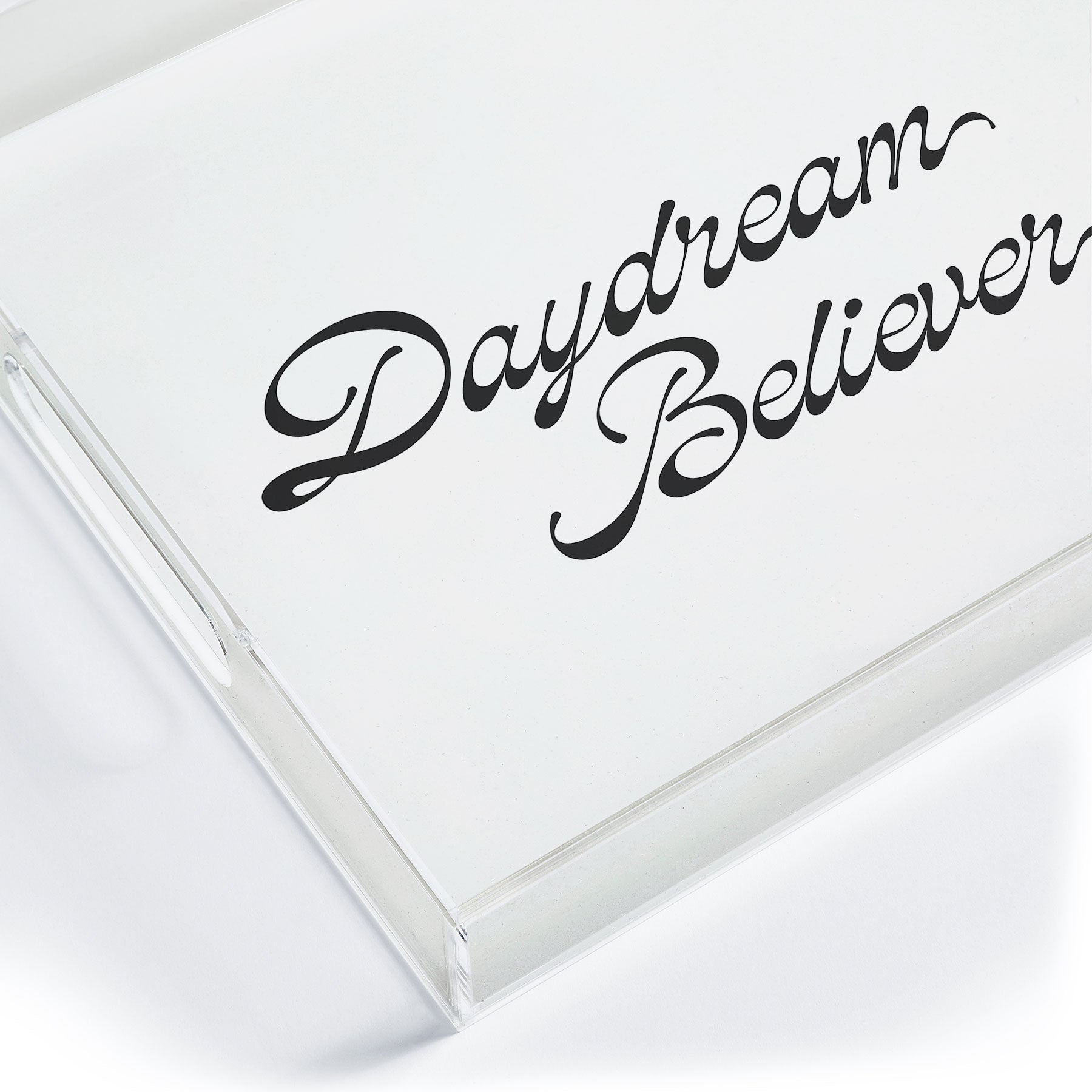 DENY Designs Daydream Believer W and B Acrylic Tray
