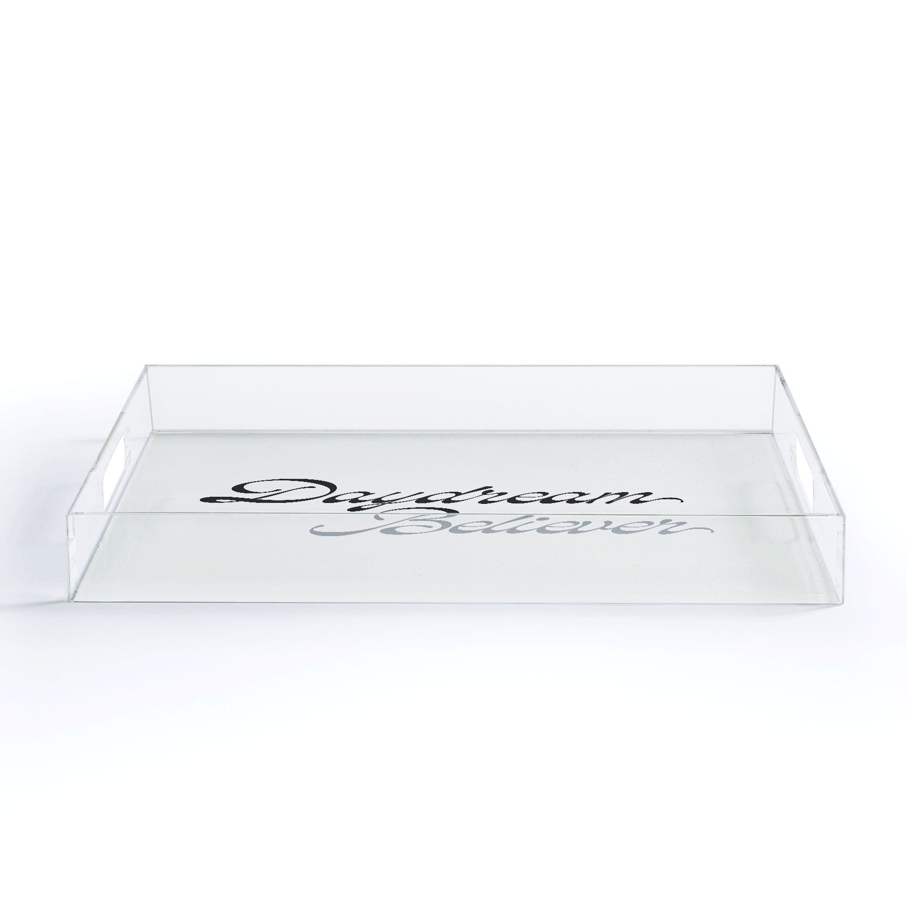 DENY Designs Daydream Believer W and B Acrylic Tray