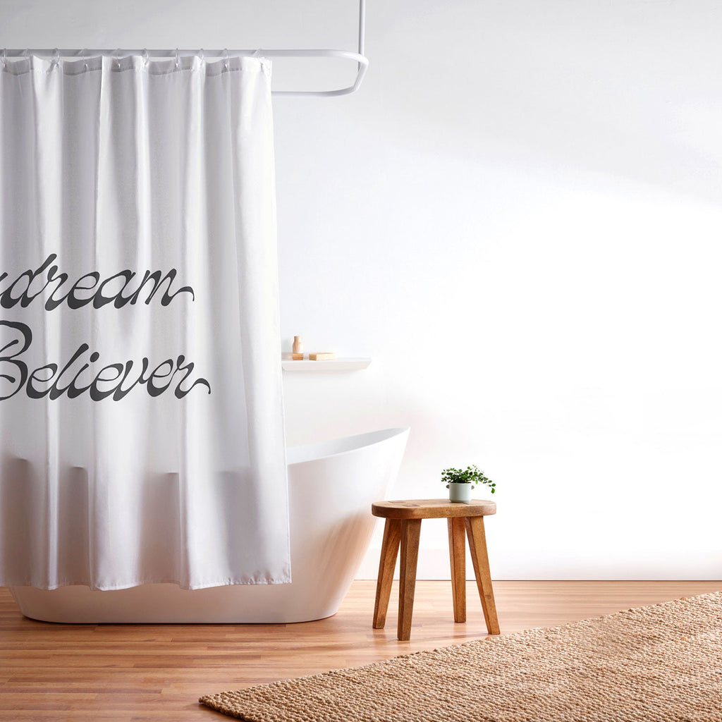 DENY Designs Daydream Believer W and B Shower Curtain