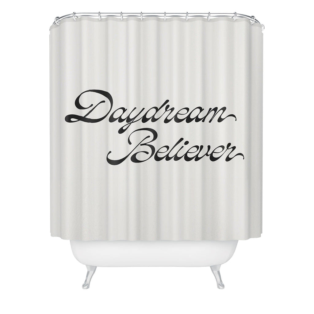 DENY Designs Daydream Believer W and B Shower Curtain