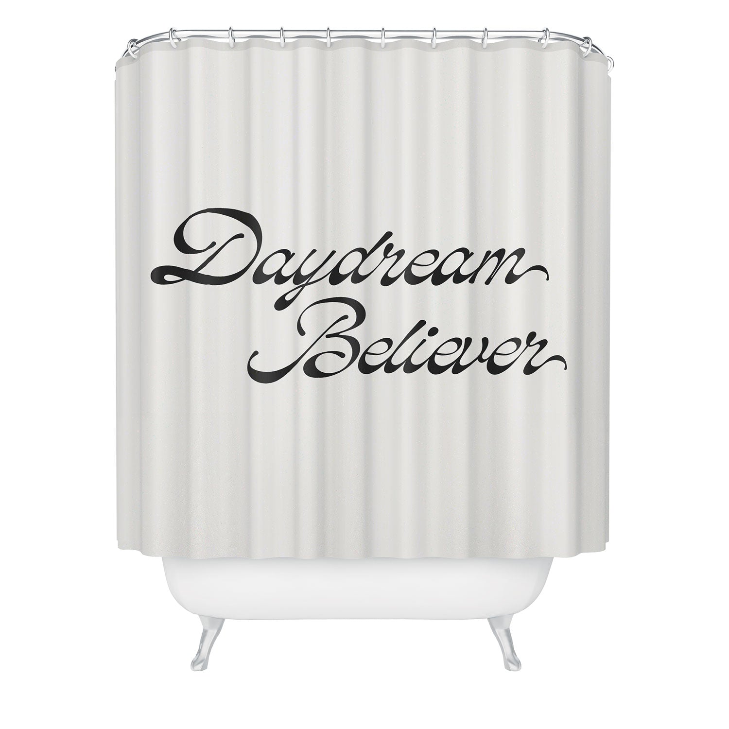 DENY Designs Daydream Believer W and B Shower Curtain
