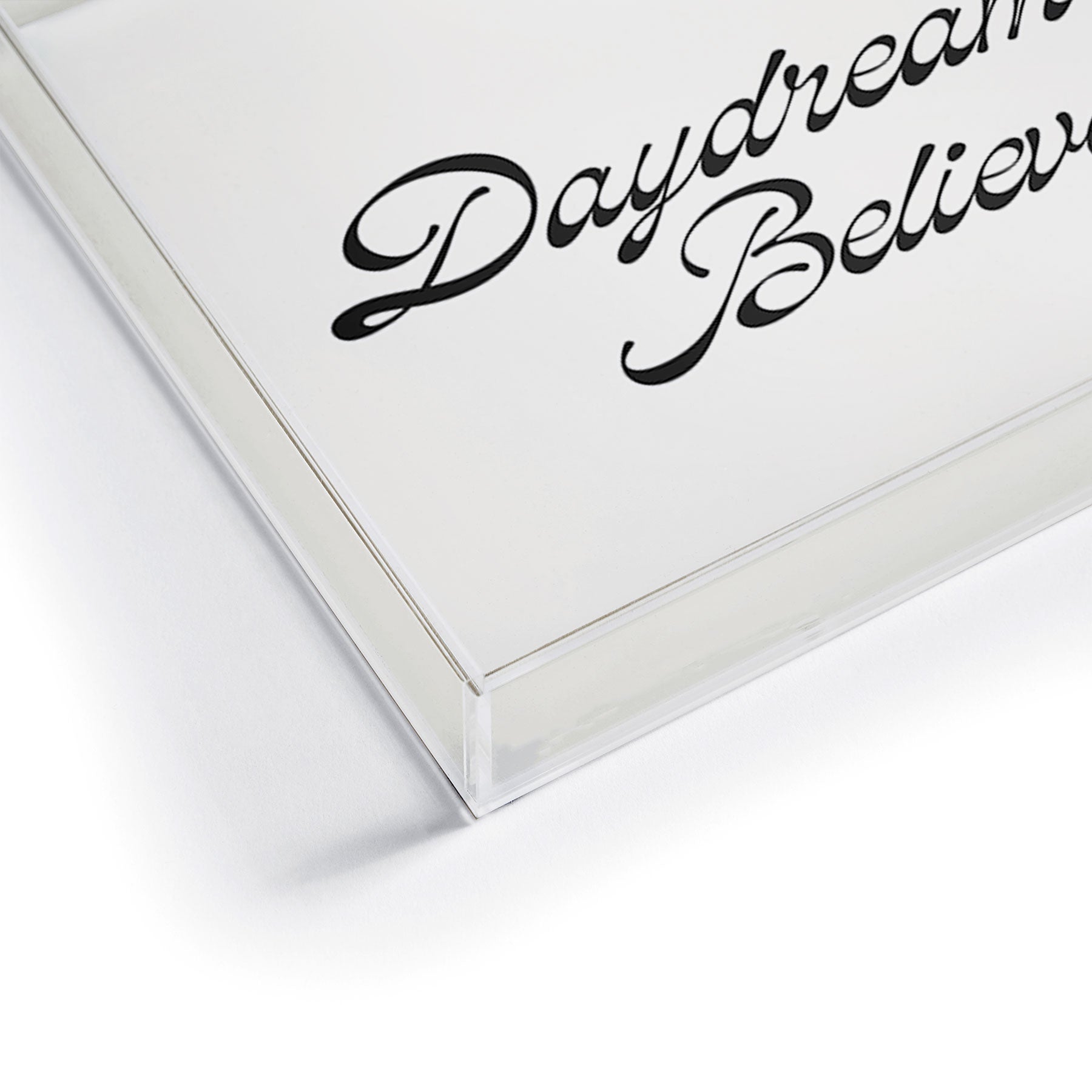 DENY Designs Daydream Believer W and B Acrylic Tray