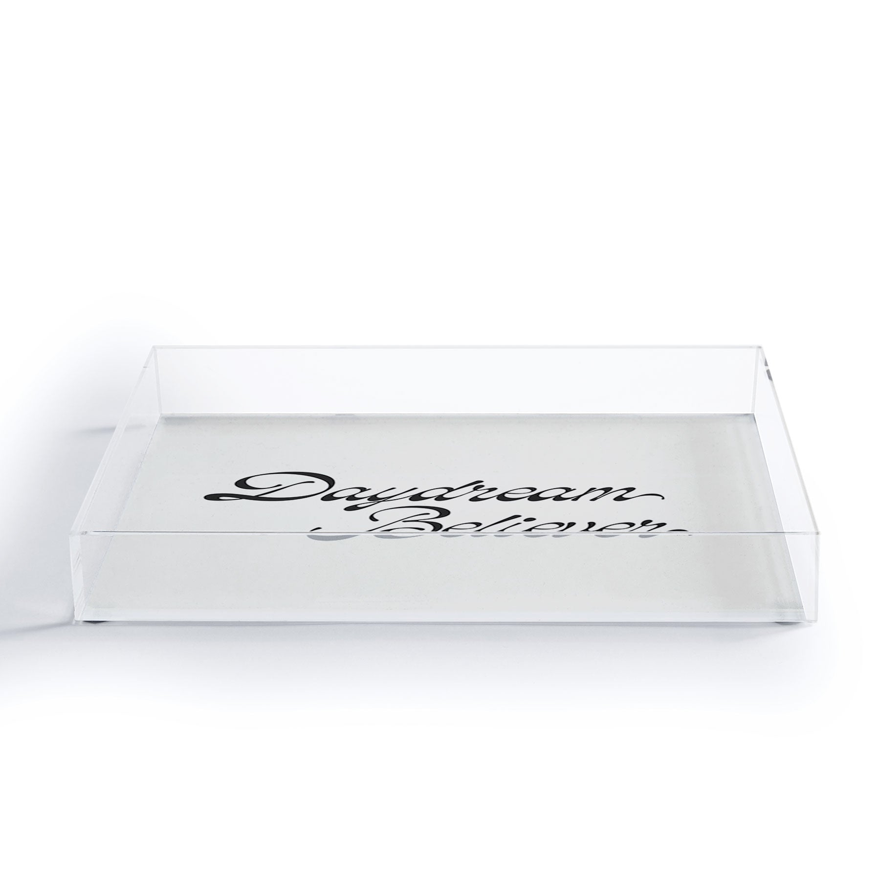 DENY Designs Daydream Believer W and B Acrylic Tray