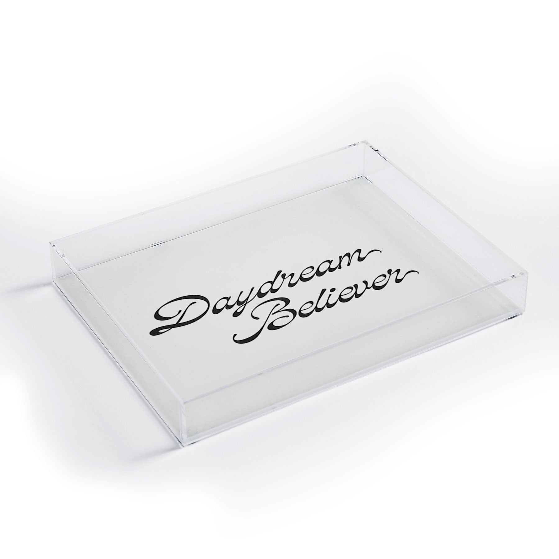 DENY Designs Daydream Believer W and B Acrylic Tray